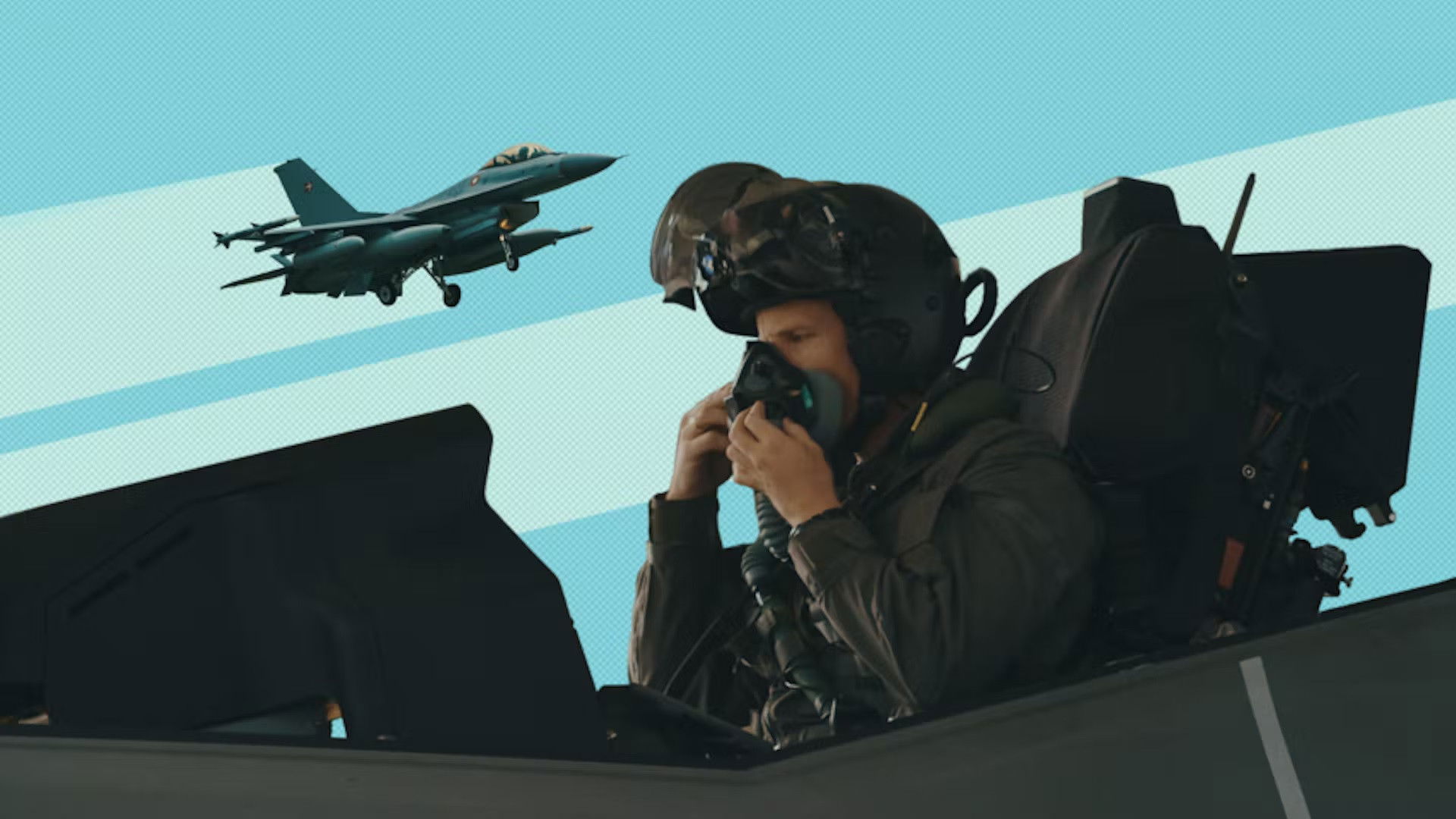 De danske kamppiloter Background