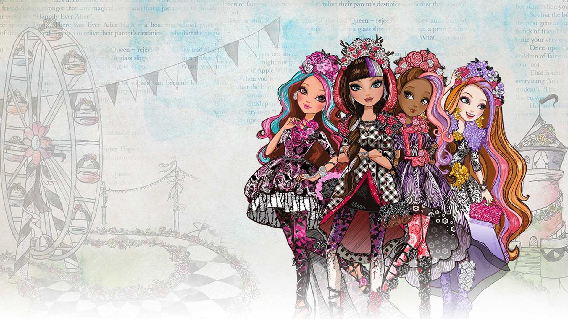 Ever After High: Spring Unsprung Background