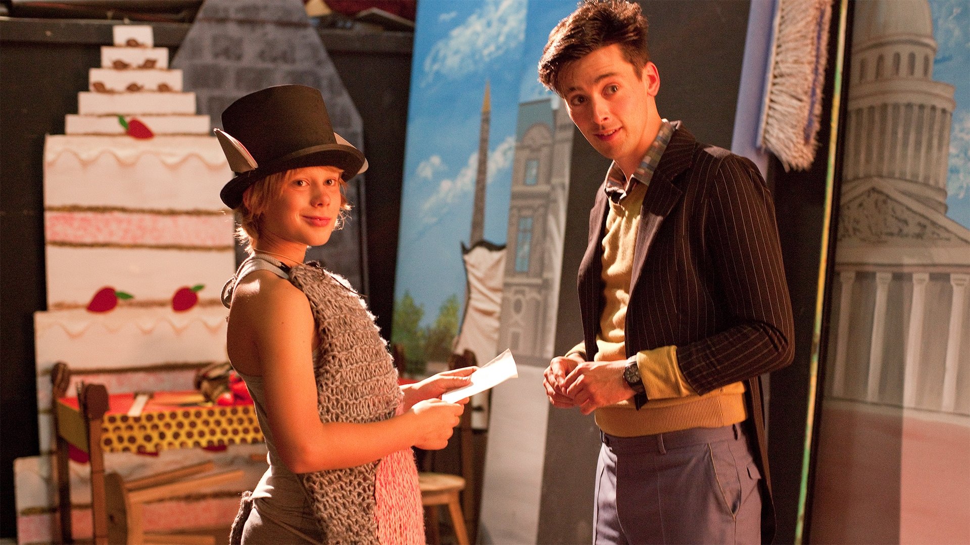 Mister Twister on Stage Background