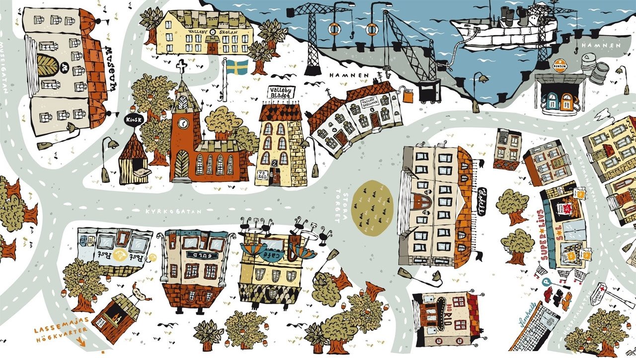 LasseMajas detektivbyrå Background