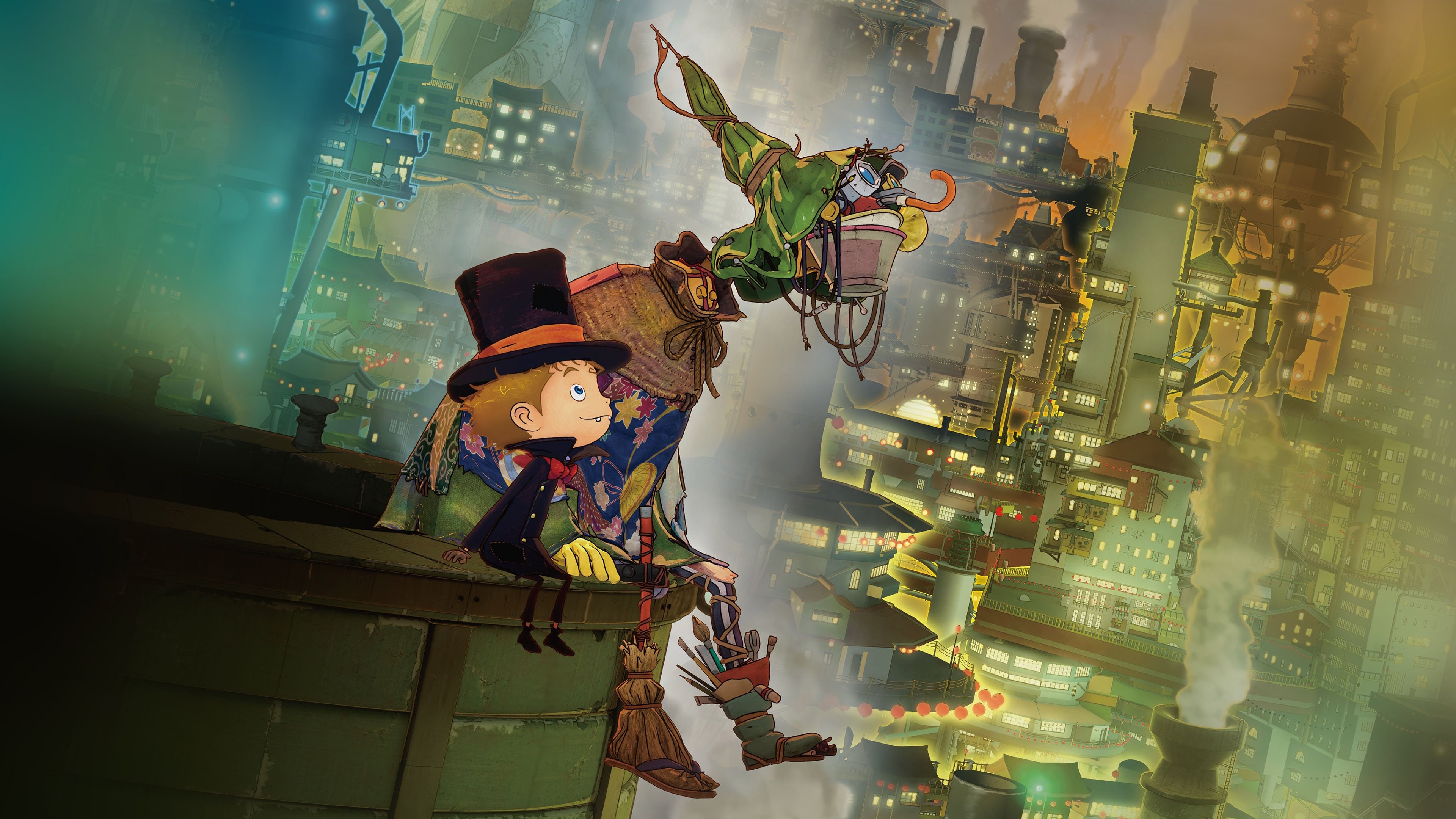 Poupelle of Chimney Town Background