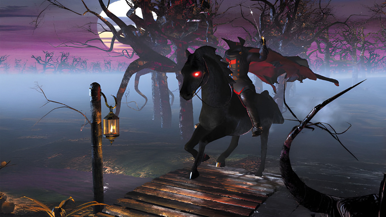 The Night of the Headless Horseman Background