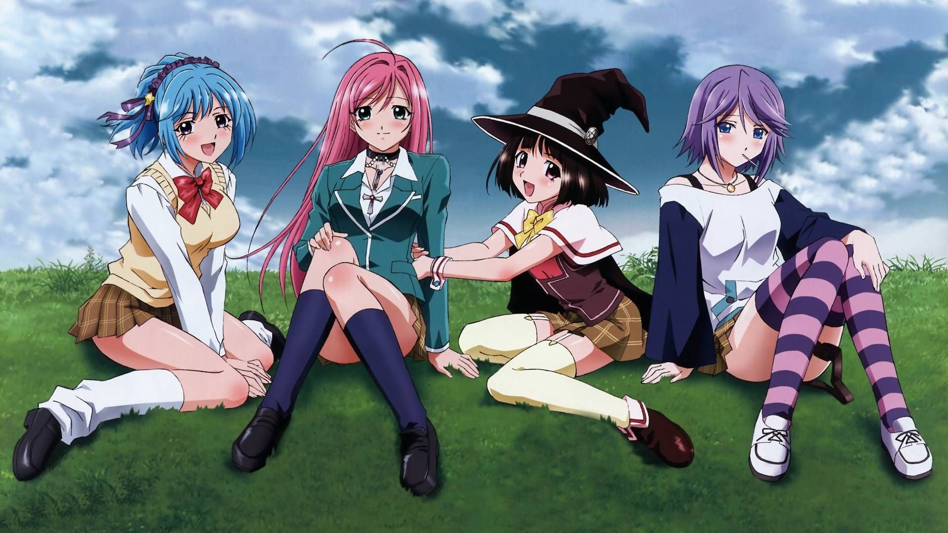 Rosario + Vampire Background
