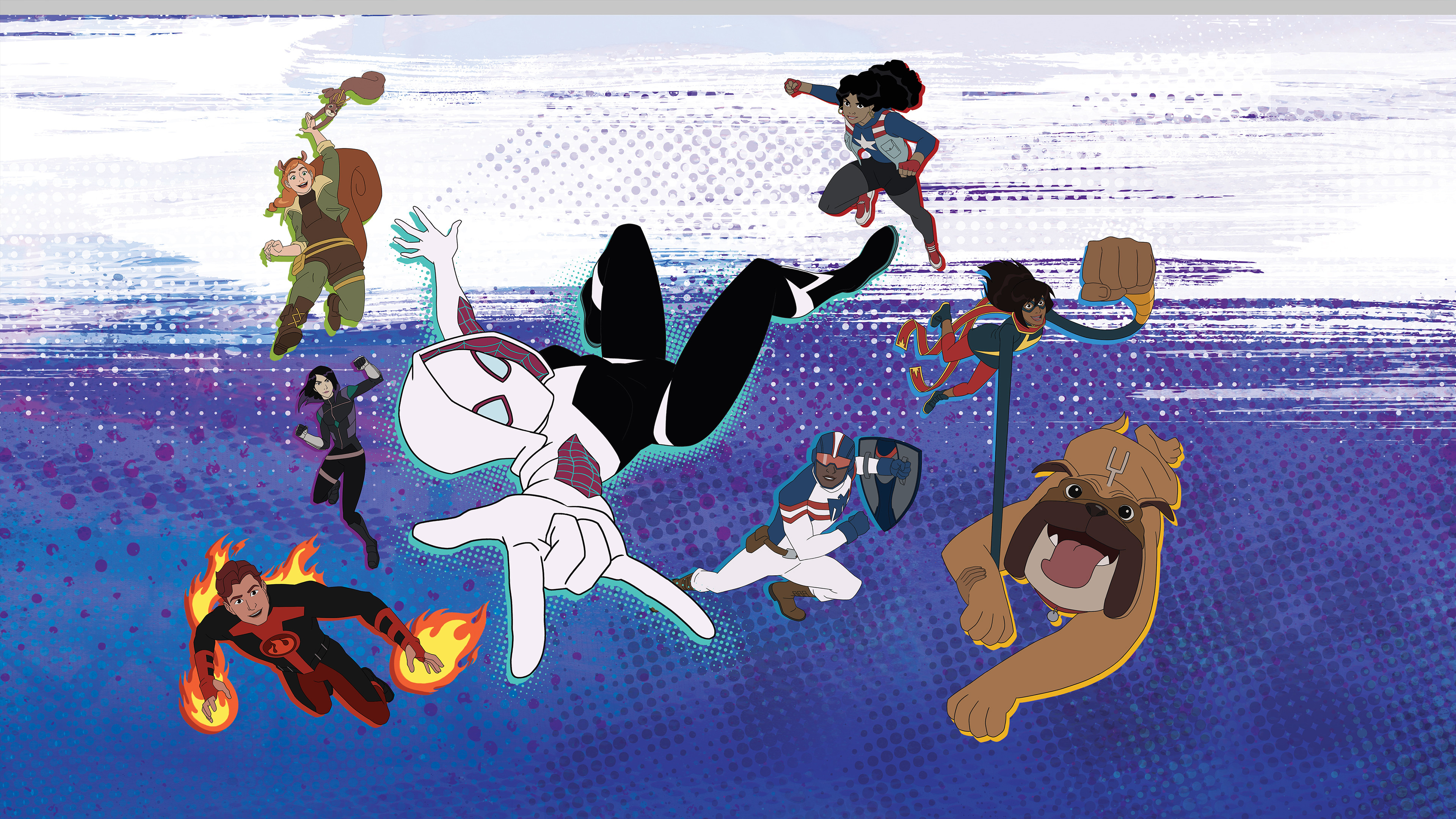 Marvel Rising: Chasing Ghosts Background