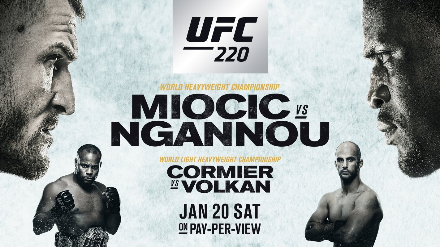 UFC 220: Miocic vs. Ngannou Background