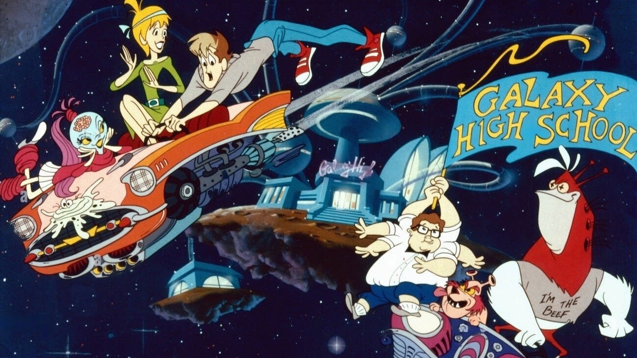 Galaxy High School Background