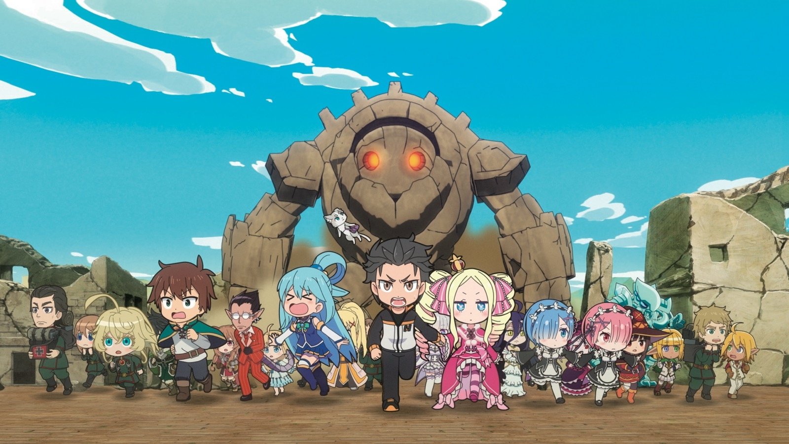 Isekai Quartet the Movie: Another World Background