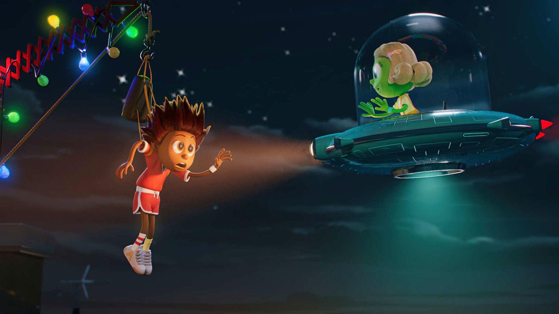 The Little Alien Background