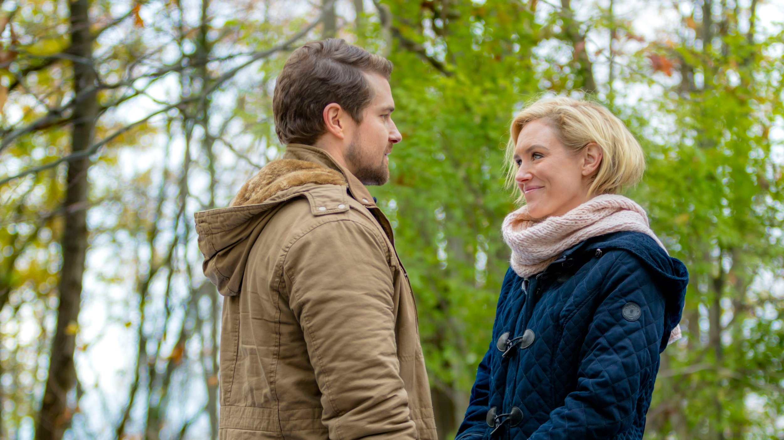 Romance at Reindeer Lodge Background