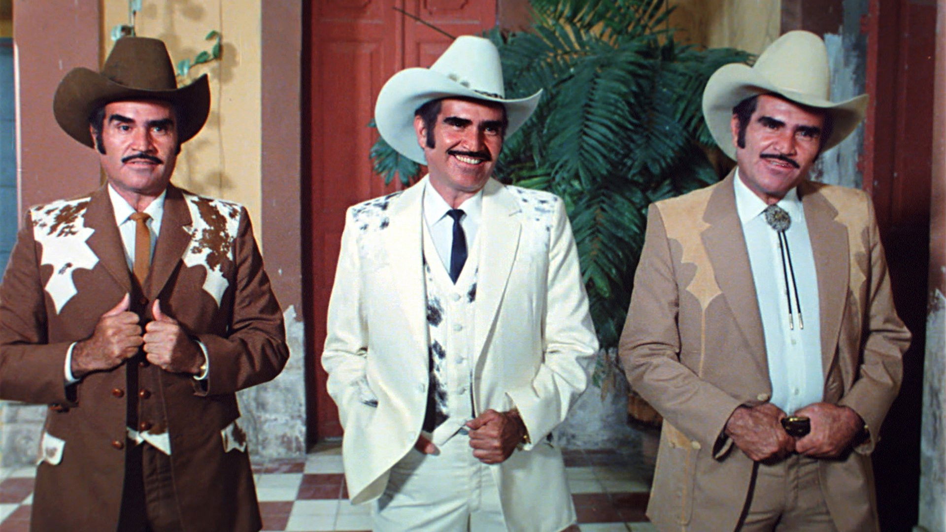 El diablo, el santo y el tonto Background