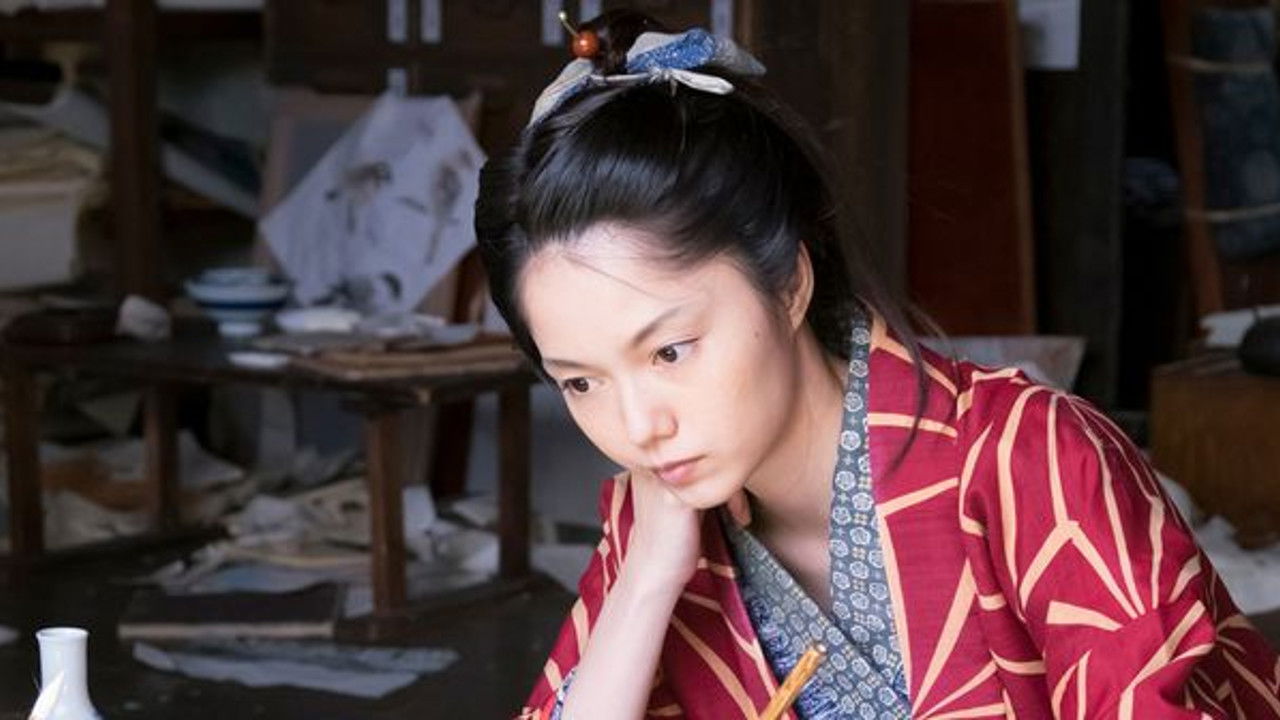 Kurara: The Dazzling Life of Hokusai's Daughter Background