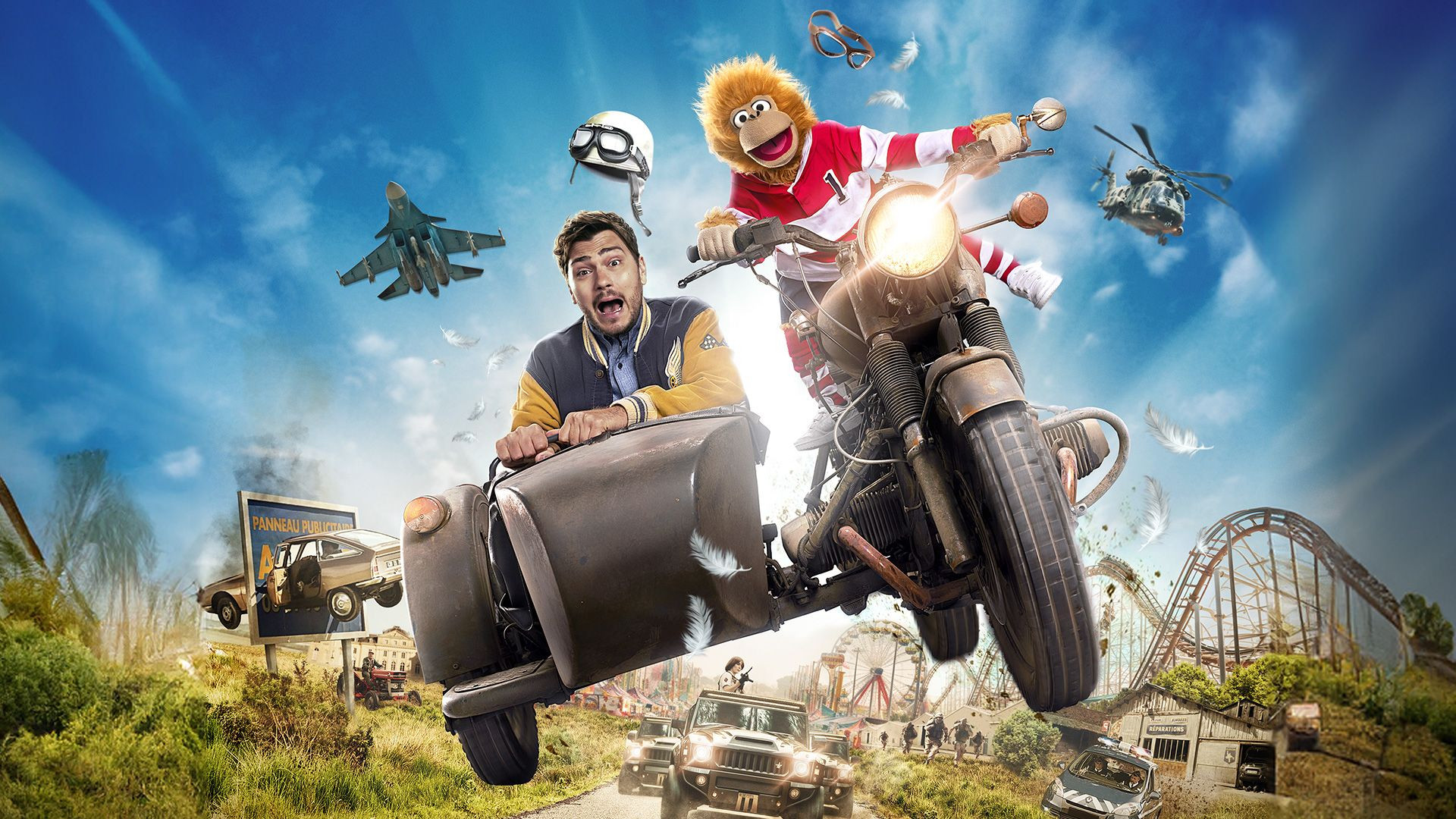 Jeff Panacloc : À la poursuite de Jean-Marc Background