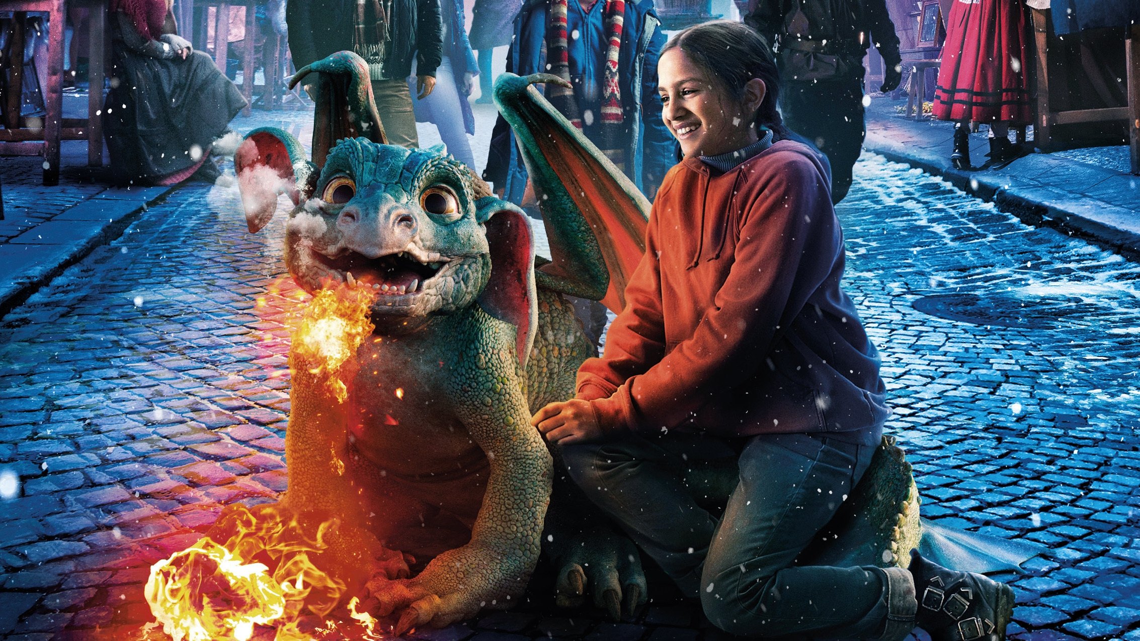 Dragon Girl Background