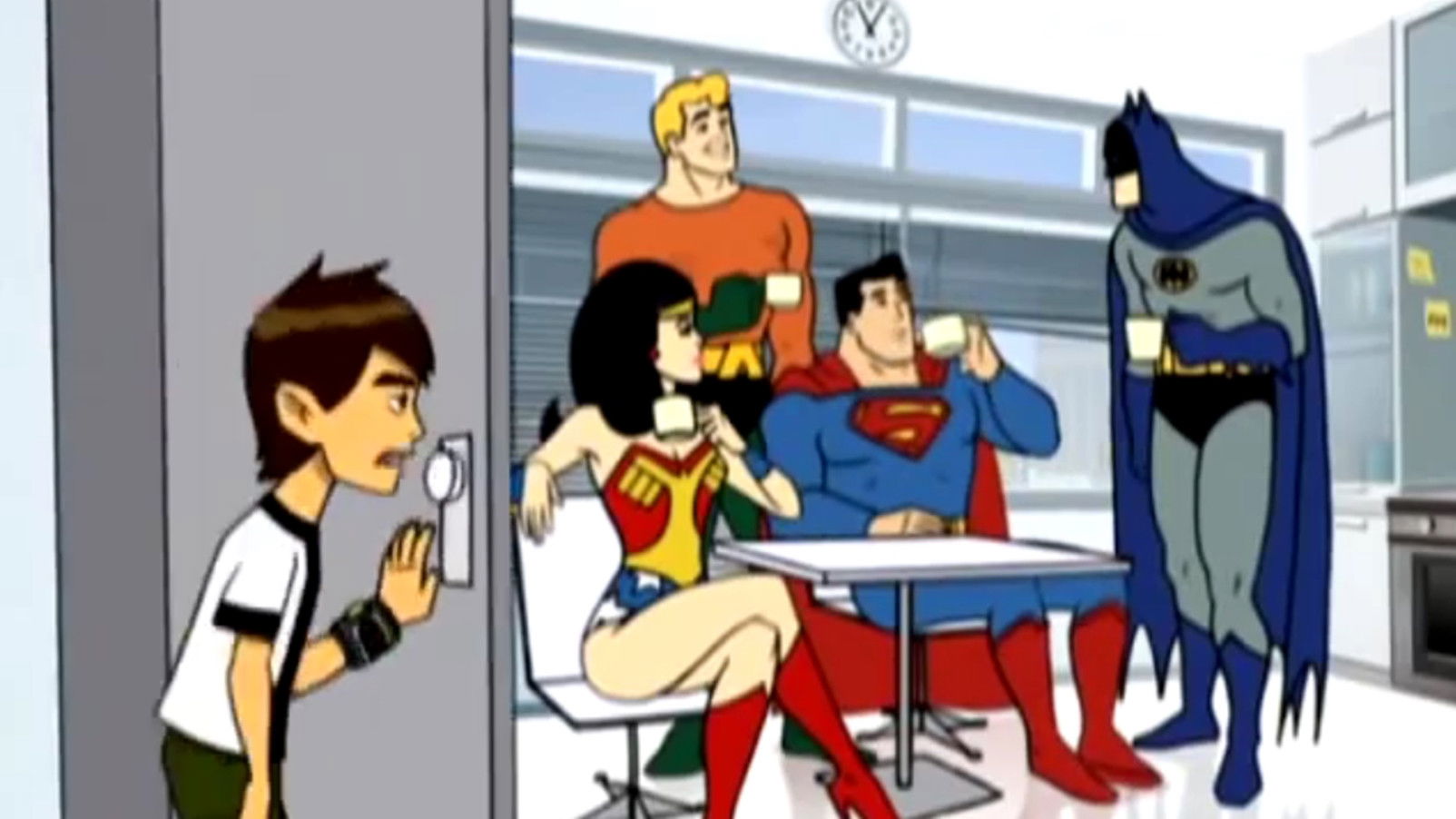 Ben 10: Break Room Background