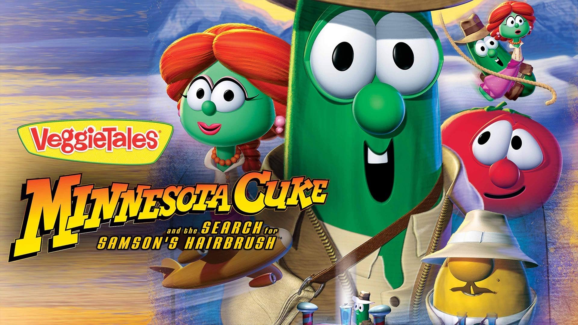 VeggieTales: Minnesota Cuke and the Search for Samson's Hairbrush Background