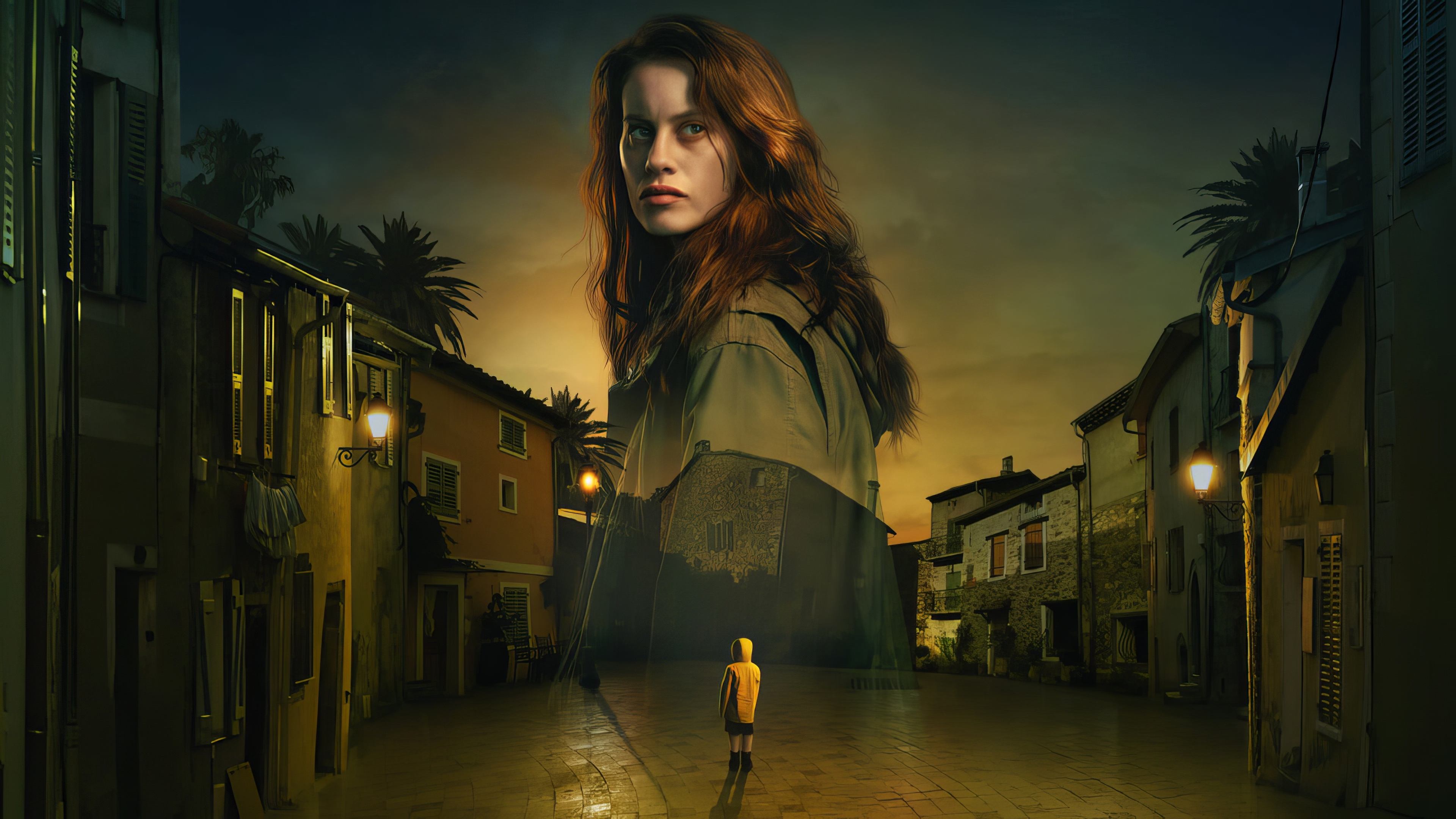 La chica de nieve Background