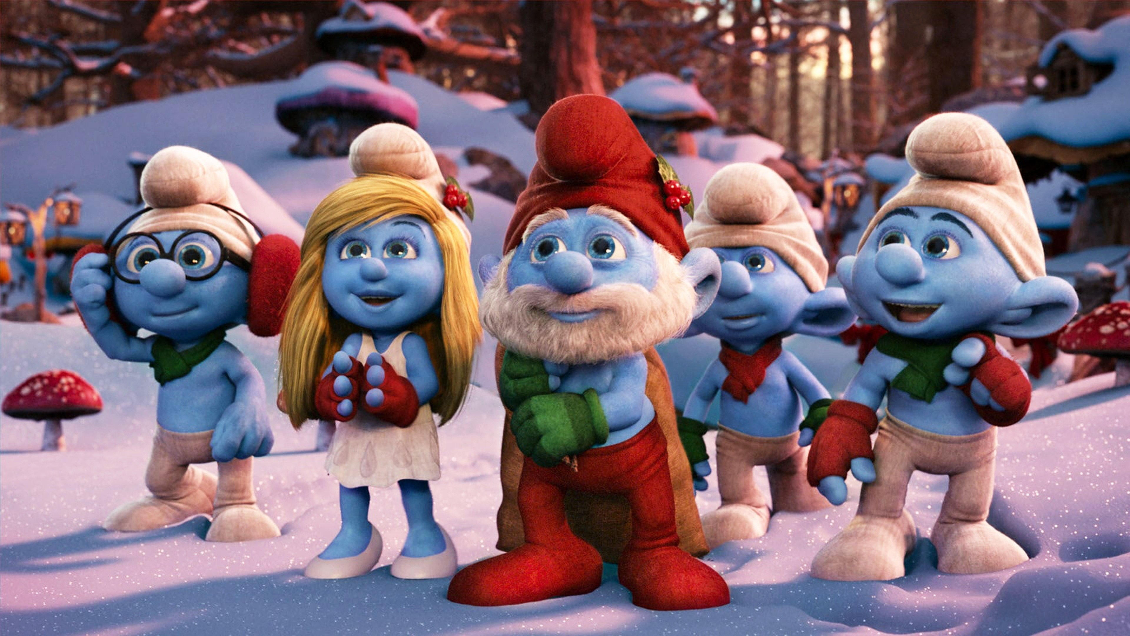 The Smurfs: A Christmas Carol Background