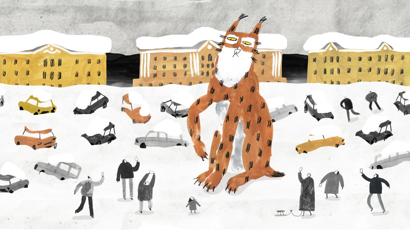 En attendant la neige Background