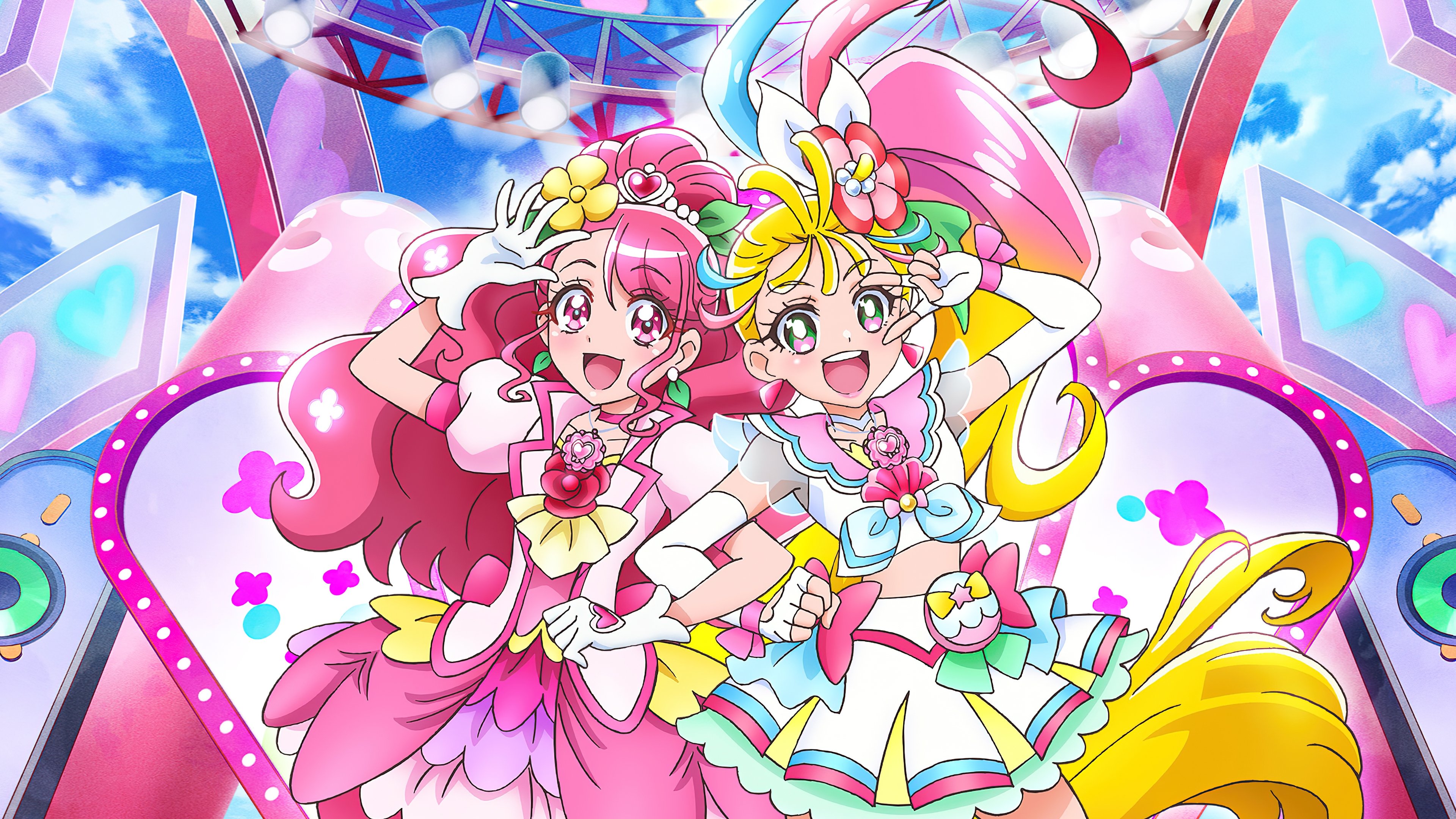 Tropical-Rouge! Precure Petit: Dive in! Collab♡Dance Party! Background