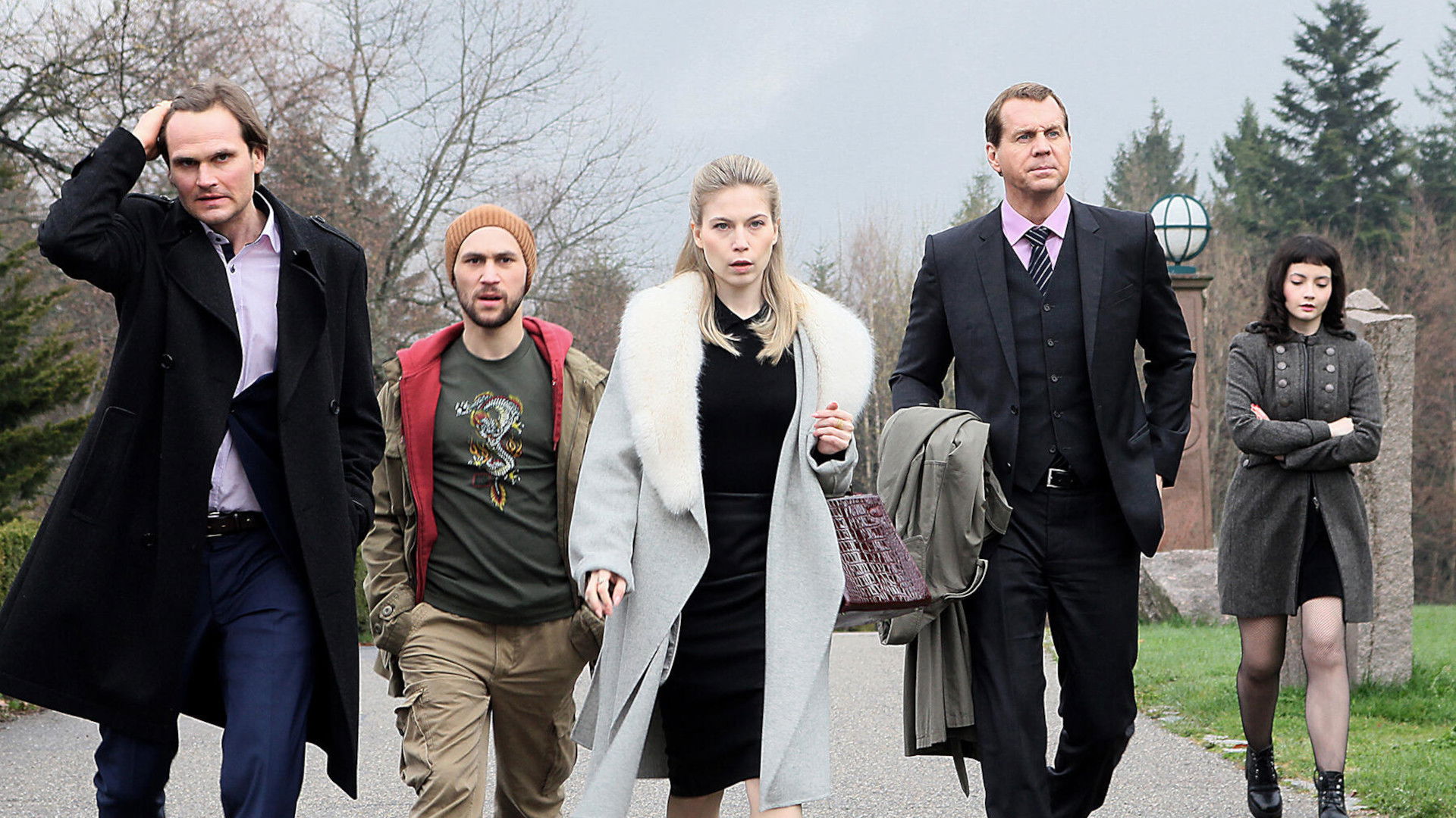 Die Firma dankt Background